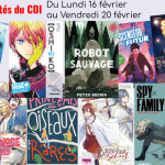 Nouveautés 16/02 au 20/02