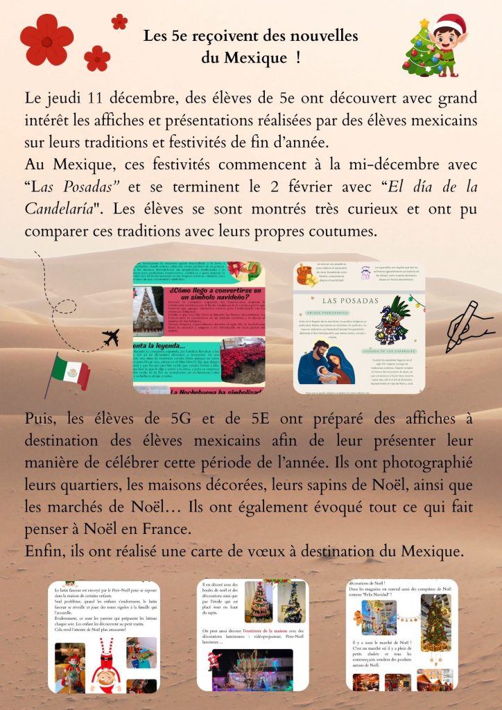 22-1-724x1024 Le Mexique s'invite avec les 5e pour partager ses traditions de fin d'année !