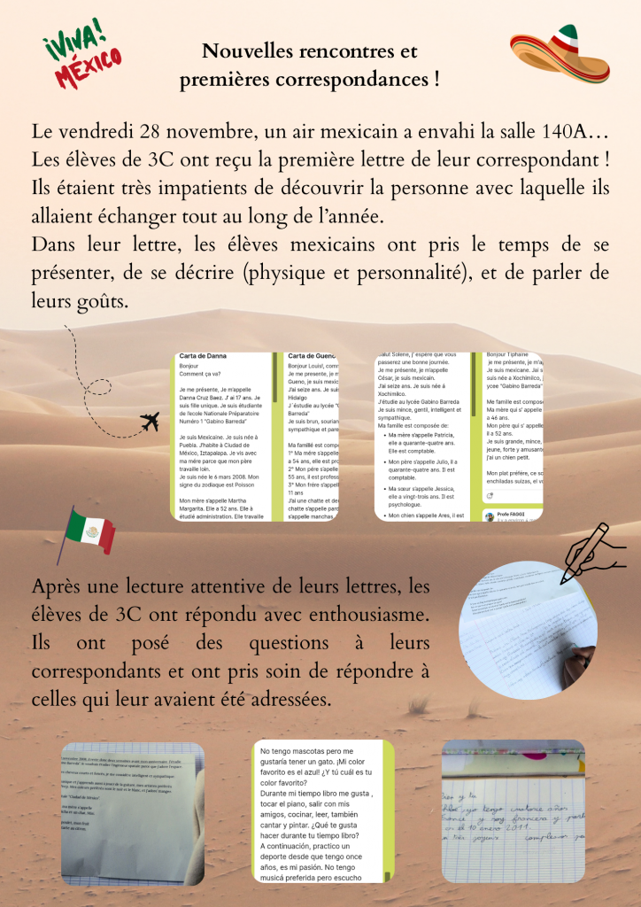 Nos-premiers-mots-avec-le-Mexique1-2-724x1024 Premiers échanges avec le Mexique !